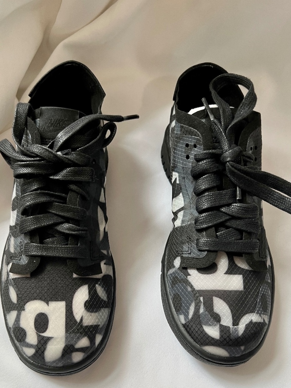 Size 8 - Comme des Garçons x Nike Dunk Low Monogram Print W Size Women 8 Men 6.5